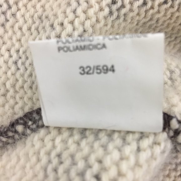 Mock Neck Leopard Print Wool Blend Sweater - Picture 6 of 6